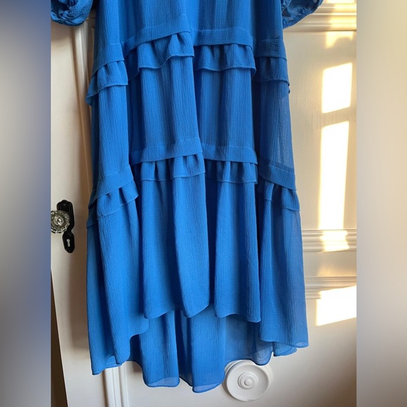 Kobi Halperin Vibrant Blue High-Low Dress - Picture 5 of 6